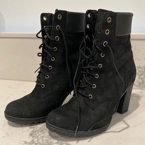 Timberland Black Heeled Boots